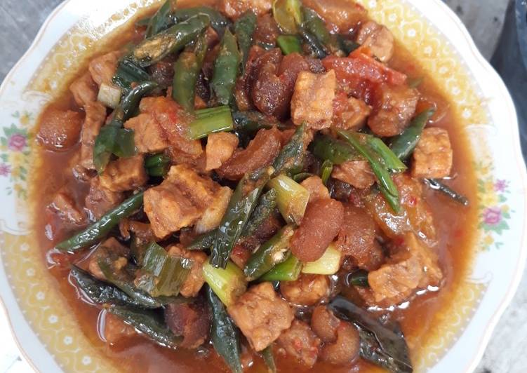 Kikil,Tempe,Cabe Ijo Kikil,Tempe,Cabe Ijo