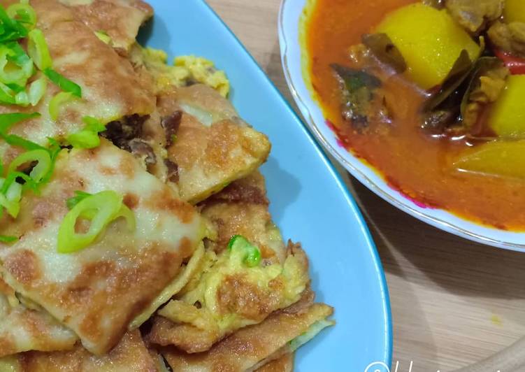 Martabak telur kuah kari