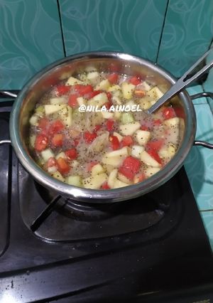 Foto resep Es buah snow white