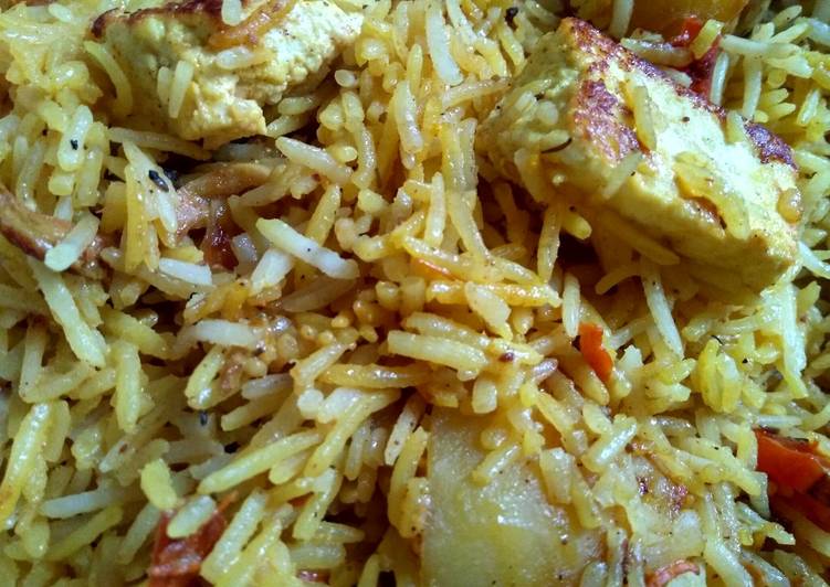 Recipe: Appetizing Paneer biryani