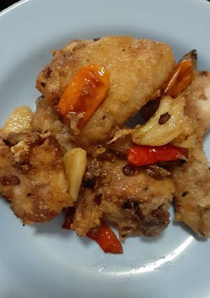 Foto resep Ayam Pedas Manis ala Korea