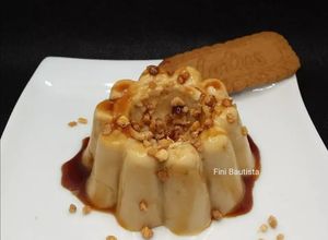 Una foto de Panna cotta de pasta Lotus(speculoos)