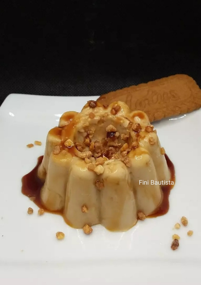 Una foto de Panna cotta de pasta Lotus(speculoos)