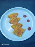 Moong daal chapati toast