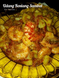 Foto resep Udang Kentang Sambal