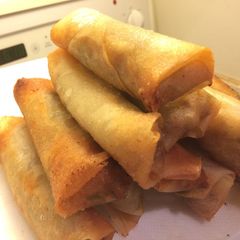 A picture of The basic recipe of Spring Roll.