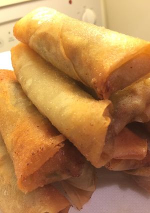 A picture of The basic recipe of Spring Roll.