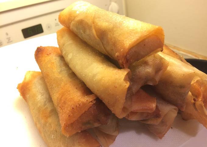 The basic recipe of Spring Roll