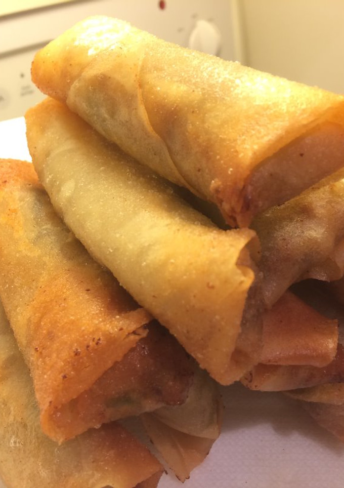 A picture of The basic recipe of Spring Roll.