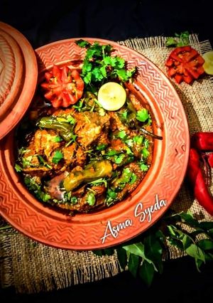 A picture of Achar Gosht.