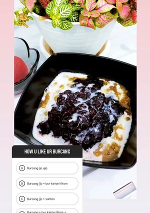 Foto resep Bubur kacang hijau bubur ketan hitam