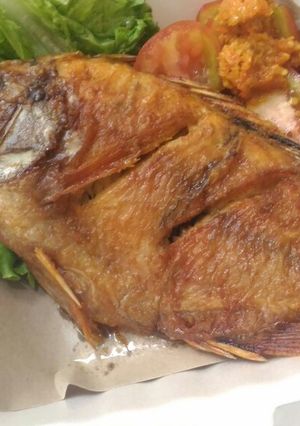 Foto resep Kakap merah goreng