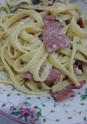 Foto resep Fetucini Carbonara