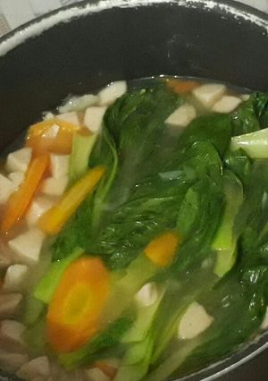 Foto resep Sop Pokcoy Wortel