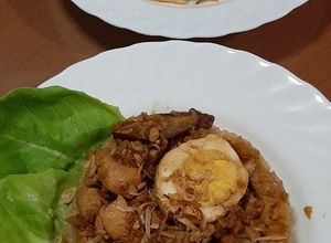 Foto resep Nasi Tim Ayam Jamur