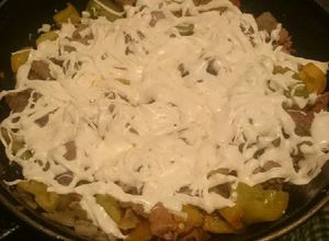 Una foto de Bistec estilo alambre