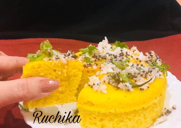 Easiest Way to Prepare Quick Dal Dhokla