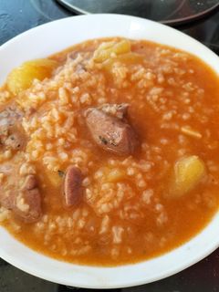 Una foto de Guisado de pavo con arroz