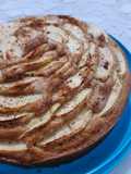 Torta di mele integrale con mandorle