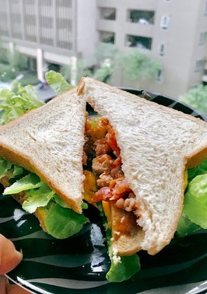 รูปของ Sandwich homemadeby microwave