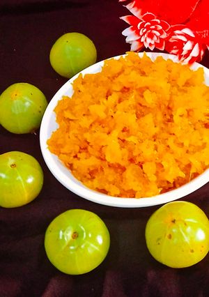 A picture of Amla Chunda With Jarggery.