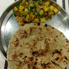 A picture of Onion Potato Subzi.