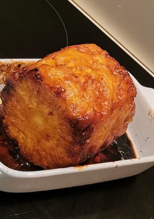 Une photo de Ananas Rôti au miel et pointe de citron