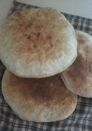 صورة لوصفة خبز مطلوع الفرينة