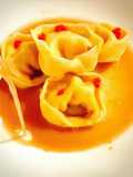 Cappellacci astice, burrata e limone
