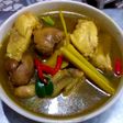ปีกไก่ ตับไก่ ต้มขมิ้น