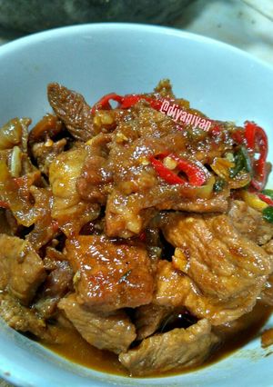 Foto resep Daging sapi saus tiram