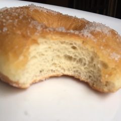 A picture of Soft fluffy doughnut.