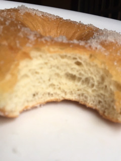 A picture of Soft fluffy doughnut.