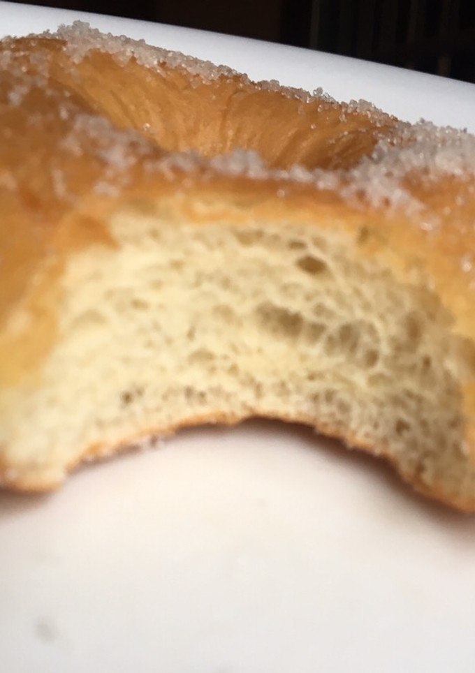 A picture of Soft fluffy doughnut.