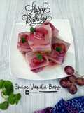 Grape Vanilla Bars