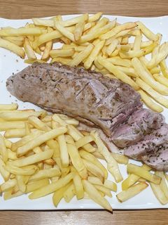 Una foto de Solomillo de cerdo al horno