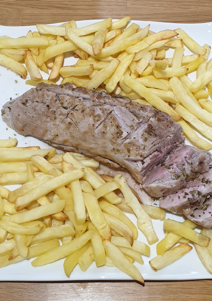 Una foto de Solomillo de cerdo al horno