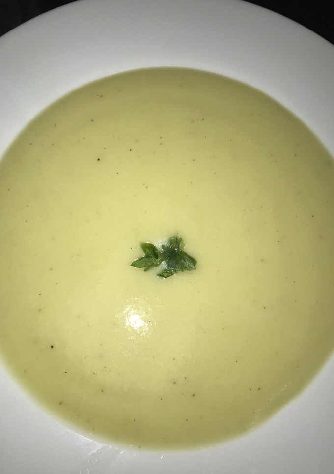 Una foto de Crema de apio