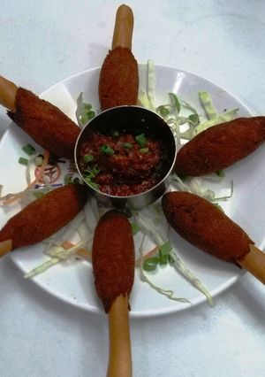 A picture of Veg Lollipop.