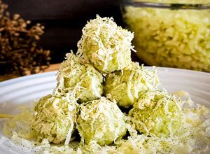 Foto resep Fun MPASI 9 bulan : KLEPON RICE