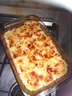 Una foto de Papas a la crema