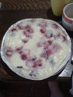 Una foto de Kuchen de frutos rojos