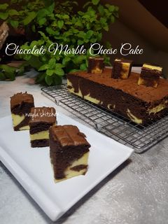 Foto resep Chocolate Marble Cheese Cake