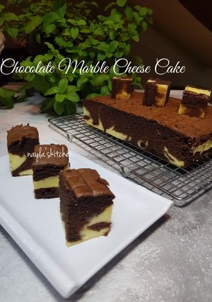 Foto resep Chocolate Marble Cheese Cake