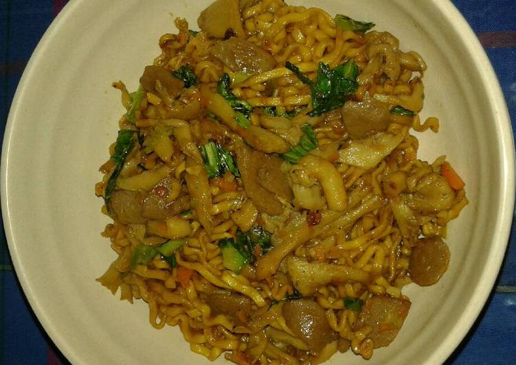 Resep Mie Goreng Jamur Saos Tiram, Sempurna