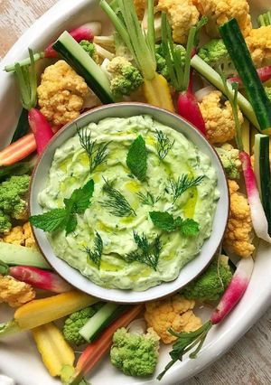 A picture of Avocado Tzatziki Dip.