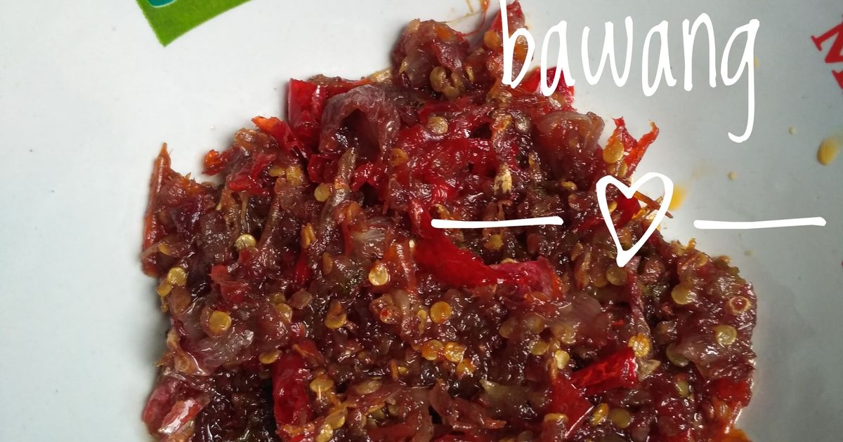 Resep Sambel Bawang Ala Bu Rudi oleh Tussy Ria G - Cookpad