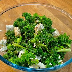 Feta and Kale Salad A picture of Feta and Kale Salad.