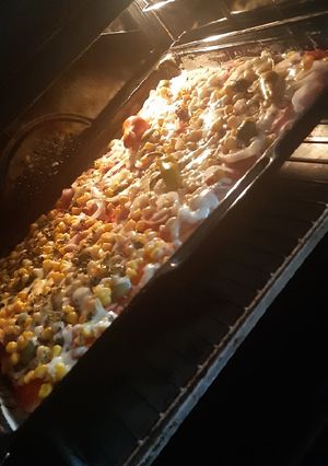 Krinyo pizza karantén recept fotója
