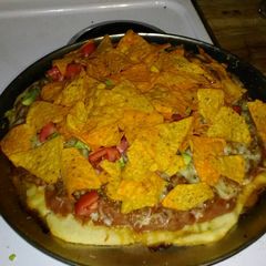 A picture of Ponderosa Dixie pizza.